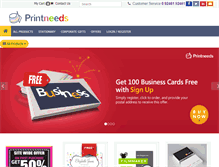 Tablet Screenshot of printneeds.com